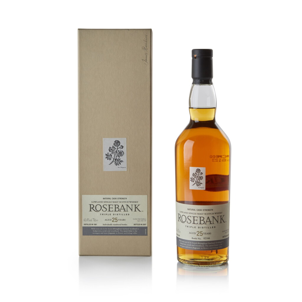 View full screen - View 1 of Lot 150. Rosebank 25 Year Old Natural Cask Strength 61.4 abv 1981 .