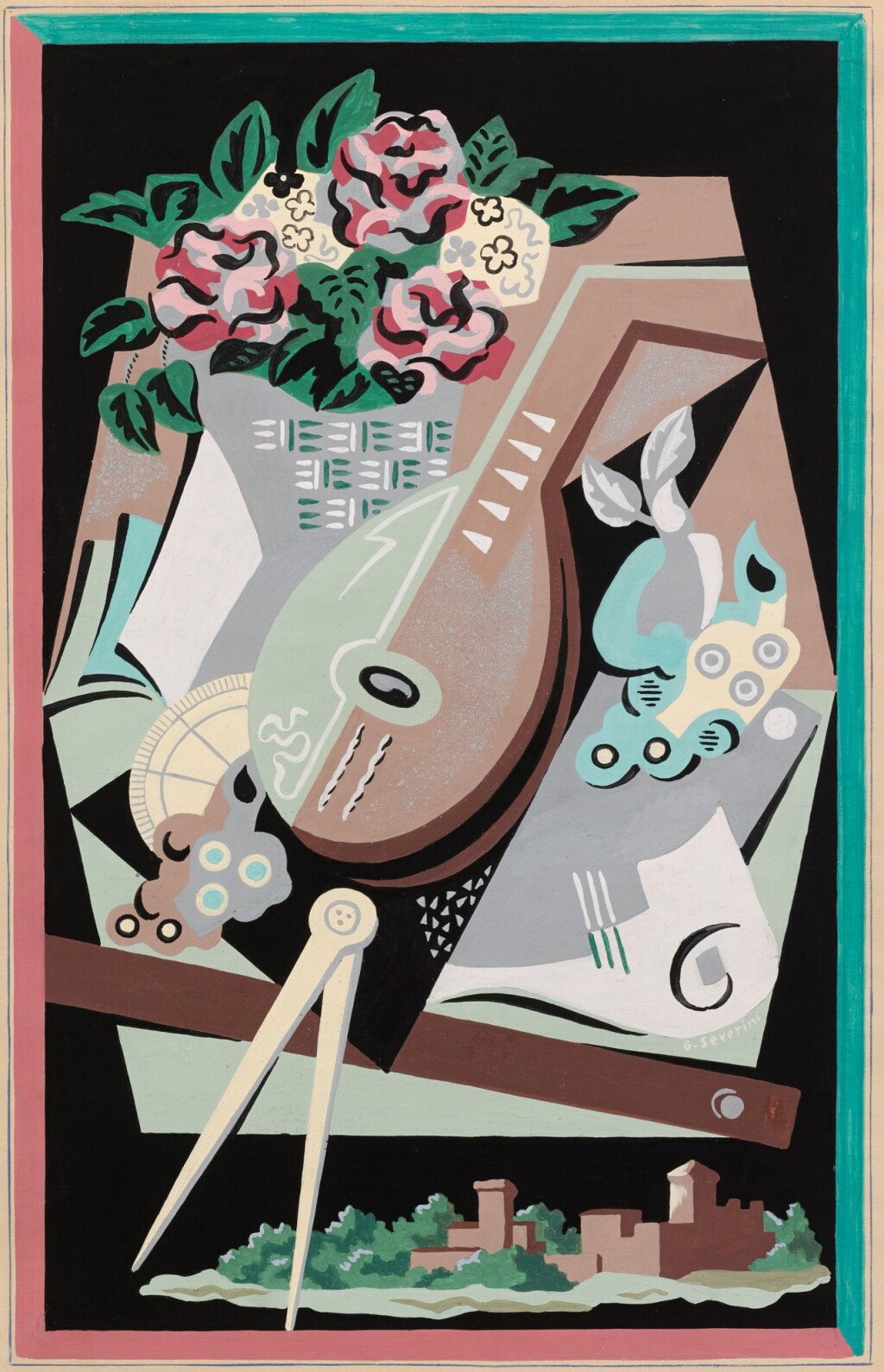 View full screen - View 1 of Lot 103. Nature morte au compas.