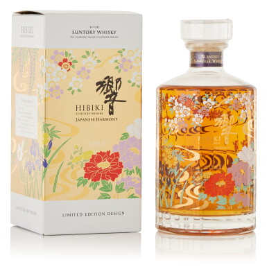 View full screen - View 1 of Lot 9188. 響 Hibiki Japanese Harmony Ryusui-Hyakka Limited Edition 43.0 abv NV (1 BT70).