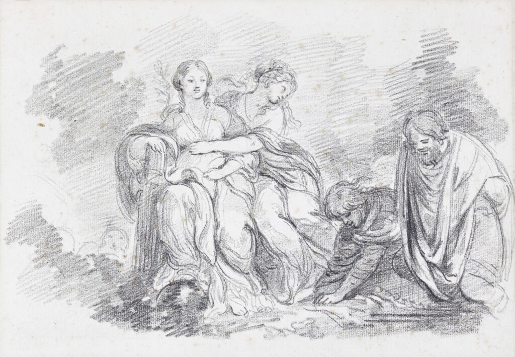 View full screen - View 1 of Lot 28. Victory and Peace, after Pietro da Cortona.