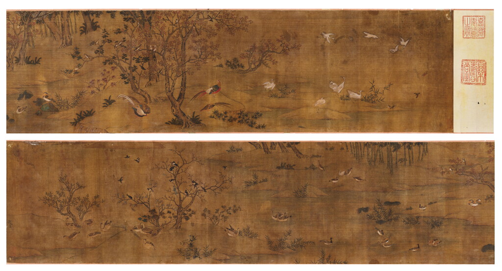 View full screen - View 1 of Lot 2527. 趙昌(款) 百鳥圖 | Attributed to Zhao Chang, Hundred birds.