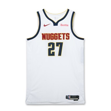 View full screen - View 1 of Lot 77. Jamal Murray Denver Nuggets 2024-2025 Game Worn Association Edition Jersey .