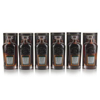 View full screen - View 1 of Lot 75. Benriach Signatory Vintage Cask Strength Collection 21 Year Old 59.2 abv 2000 (6 BT 70cl).