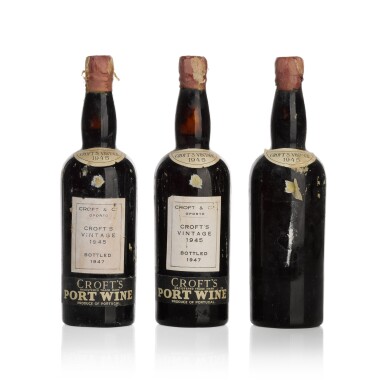 View full screen - View 1 of Lot 372. Croft 1945 (3 BT).