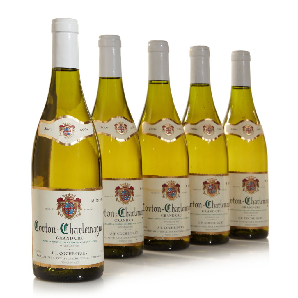 View full screen - View 1 of Lot 174. Corton Charlemagne 2004 J.-F. Coche-Dury (5 BT).