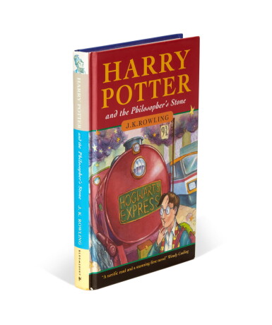 View full screen - View 1 of Lot 103. J.K. Rowling | Harry Potter and the Philosopher's Stone, 1997, first edition, hardback issue.