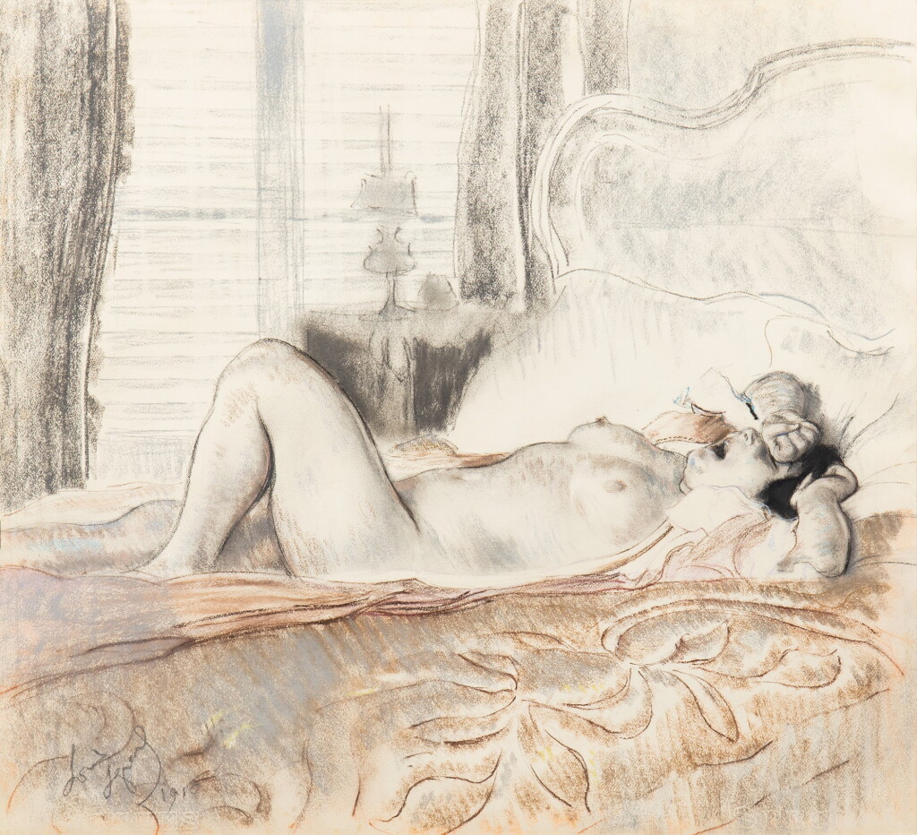 View full screen - View 1 of Lot 54. LOUIS-AUGUSTE-MATHIEU LEGRAND | LE RÉVEIL.
