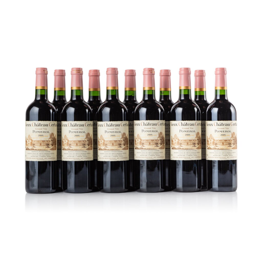View full screen - View 1 of Lot 566. Vieux Château Certan 2005 (11 BT).