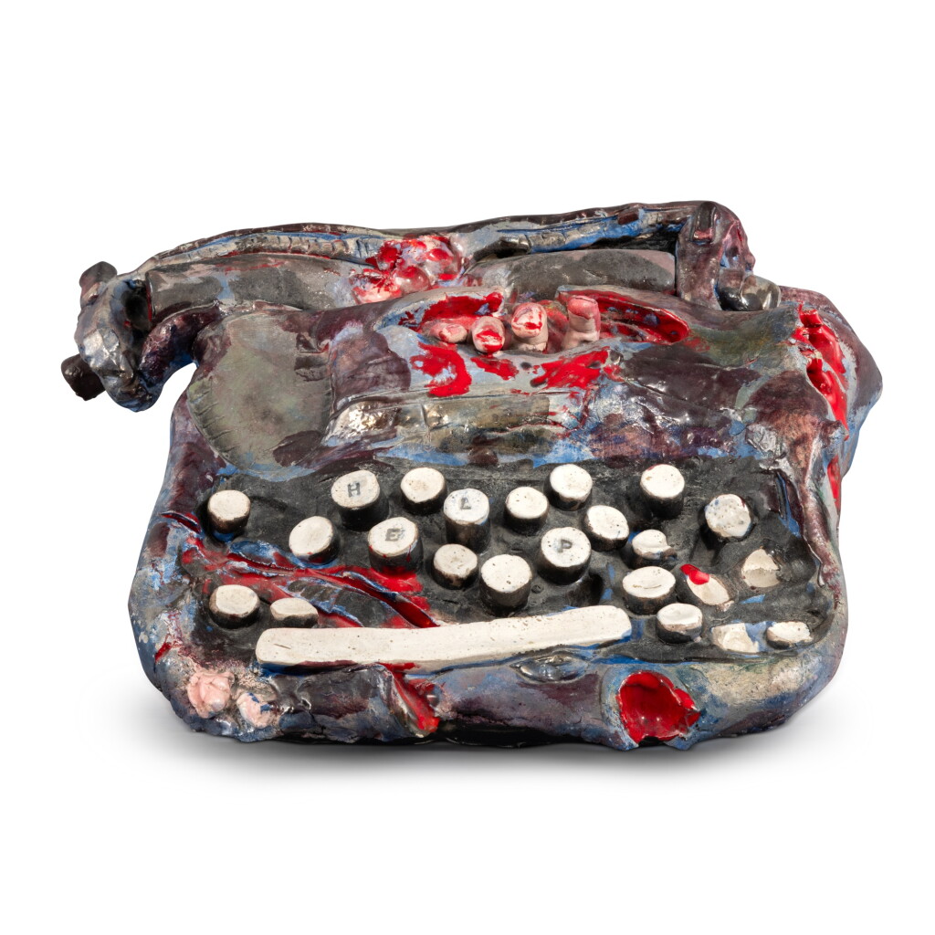 View full screen - View 1 of Lot 282. Smashed Typewriter (Post Writer).
