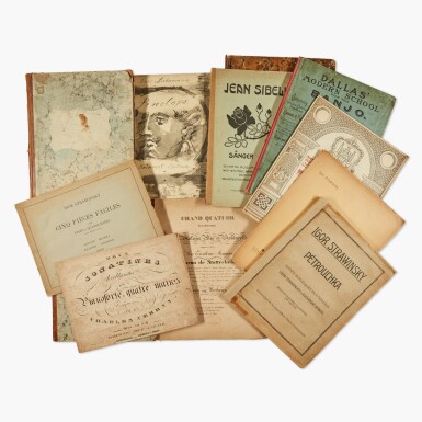 View full screen - View 1 of Lot 41. Composers | Collection of printed first and early editions, mostly nineteenth and twentieth century.