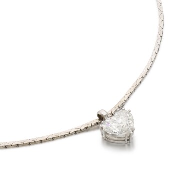 View full screen - View 1 of Lot 70. Diamond Necklace .