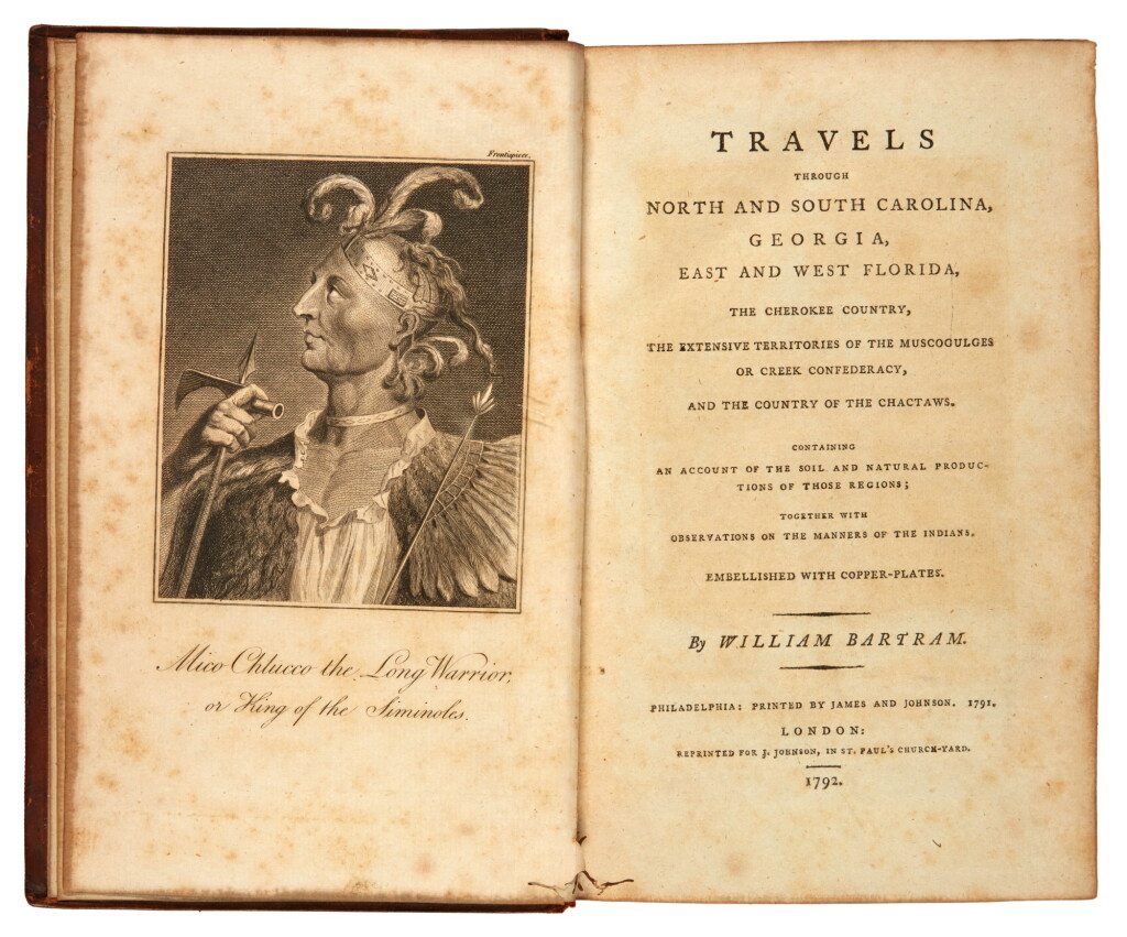 View full screen - View 1 of Lot 3. W. Bartram | Travels through North and South Carolina. London, 1792.