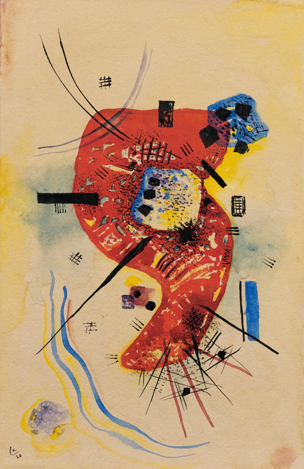 View full screen - View 1 of Lot 39. WASSILY KANDINSKY | OHNE TITEL (UNTITLED).