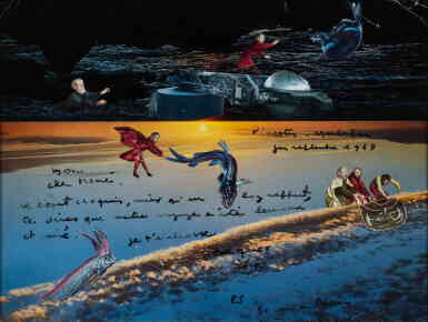 View full screen - View 1 of Lot 180. Collage.