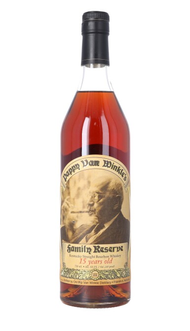 View full screen - View 1 of Lot 21. Pappy Van Winkle's 15 Year Old Family Reserve 107 proof NV (1 BT75).