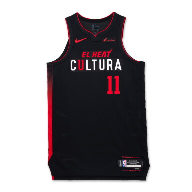 View full screen - View 1 of Lot 48. Jaime Jaquez Jr. Game Worn ‘Slam Dunk Contest’ City Edition Complete Uniform .