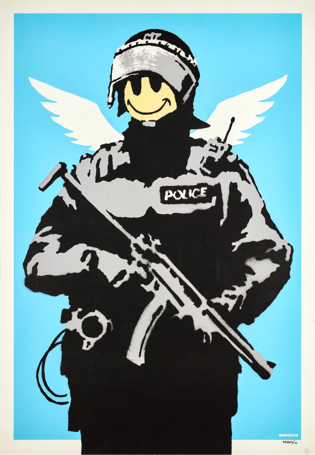 View full screen - View 1 of Lot 12. BANKSY | FLYING COPPER.