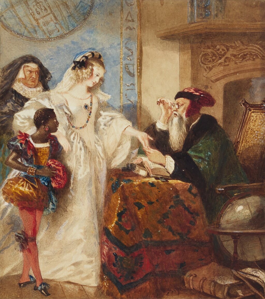 View full screen - View 1 of Lot 641. ALFRED EDWARD CHALON, R.A. | The Fortune Teller.