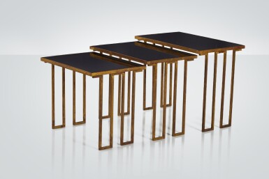 View full screen - View 1 of Lot 478. Three "Créneaux" Nesting Tables.