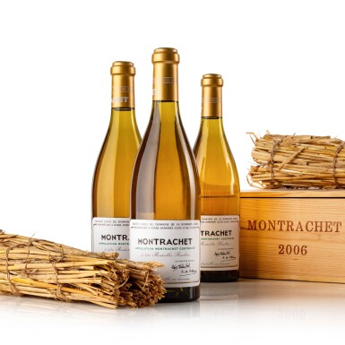 View full screen - View 1 of Lot 33. Montrachet 2006 Domaine de la Romanée-Conti (3 BT) .