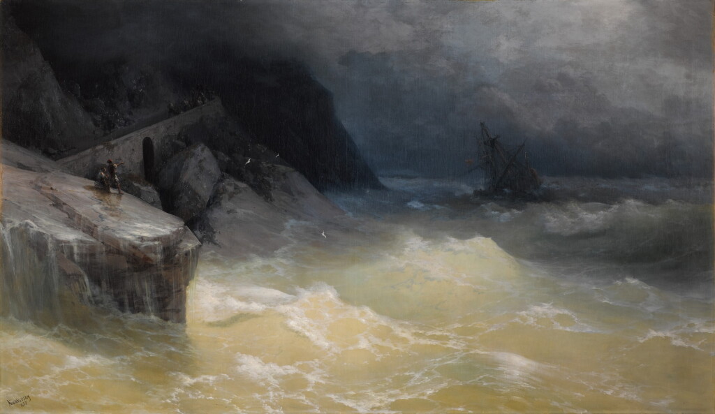 Voir en plein écran - Voir 1 du lot 28. Shipwreck off the Black Sea Coast.