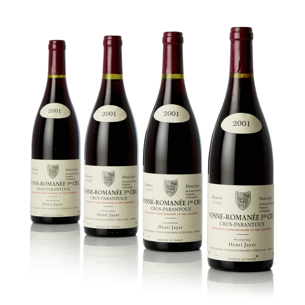 View full screen - View 1 of Lot 7091. Vosne Romanée, Cros Parantoux 2001 Henri Jayer (4 BT).