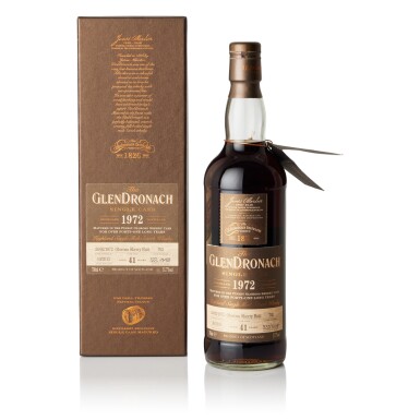 View full screen - View 1 of Lot 6177. Glendronach 41 Year Old Cask #702 51.7 abv 1972 (1 BT70).