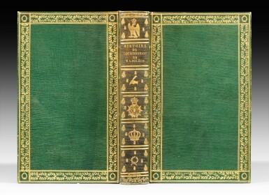 View full screen - View 1 of Lot 56. Histoire du couronnement... Paris, 1805. In-8. Superbe ex. relié par Lefèbvre.