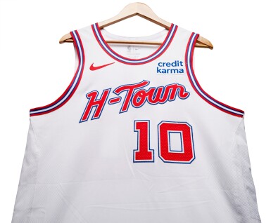 View full screen - View 1 of Lot 197. Jabari Smith Jr. Houston Rockets 2023-2024 Game Worn City Edition Jersey.