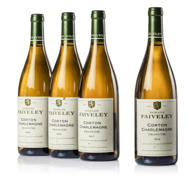 View full screen - View 1 of Lot 183. Corton Charlemagne 2016/2017 Faiveley (4 BT).