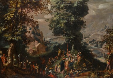 View full screen - View 1 of Lot 146. Saint John the Baptist preaching to the Multitude.