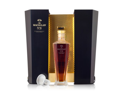 View full screen - View 1 of Lot 1059. The Macallan No. 6 In Lalique Decanter 43.0 abv NV (1 BT70).