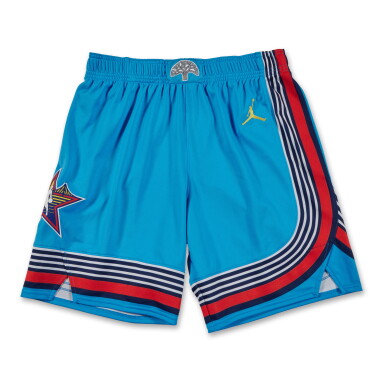 View full screen - View 1 of Lot 138. Kyrie Irving Game Worn ‘NBA All-Star Game’ Shorts.