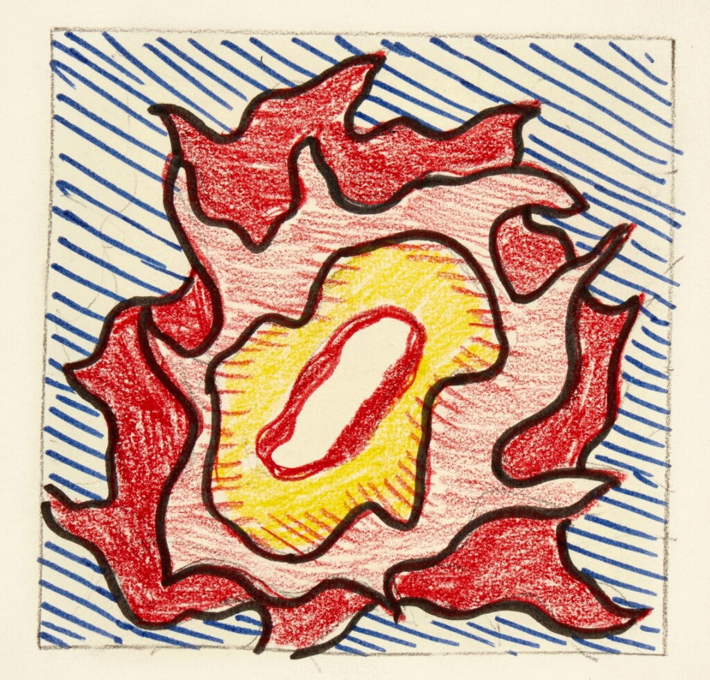 View full screen - View 1 of Lot 228. Explosion (Study).