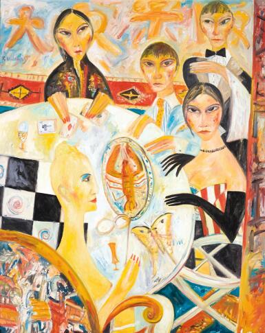 View full screen - View 1 of Lot 9. JOHN BELLANY, R.A. | CHINATOWN.