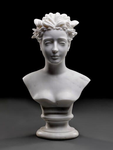 View full screen - View 1 of Lot 35. Bust of Queen Mab.