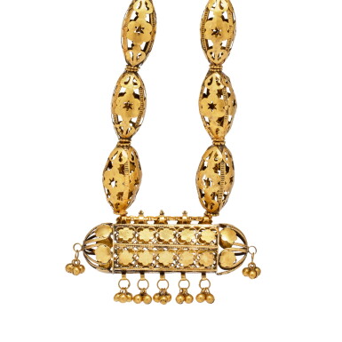 View full screen - View 1 of Lot 245. A North African Gold Amulet Case on Chain, early 20th century.
