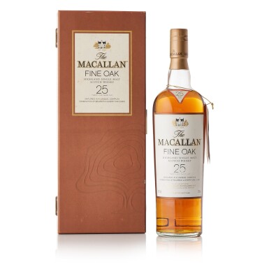 View full screen - View 1 of Lot 6031. The Macallan 25 Year Old Fine Oak 43.0 abv NV (1 BT70).