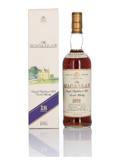 View full screen - View 1 of Lot 12. The Macallan 18 Year Old 43.0 abv 1976 (1 Bottle 75cl).