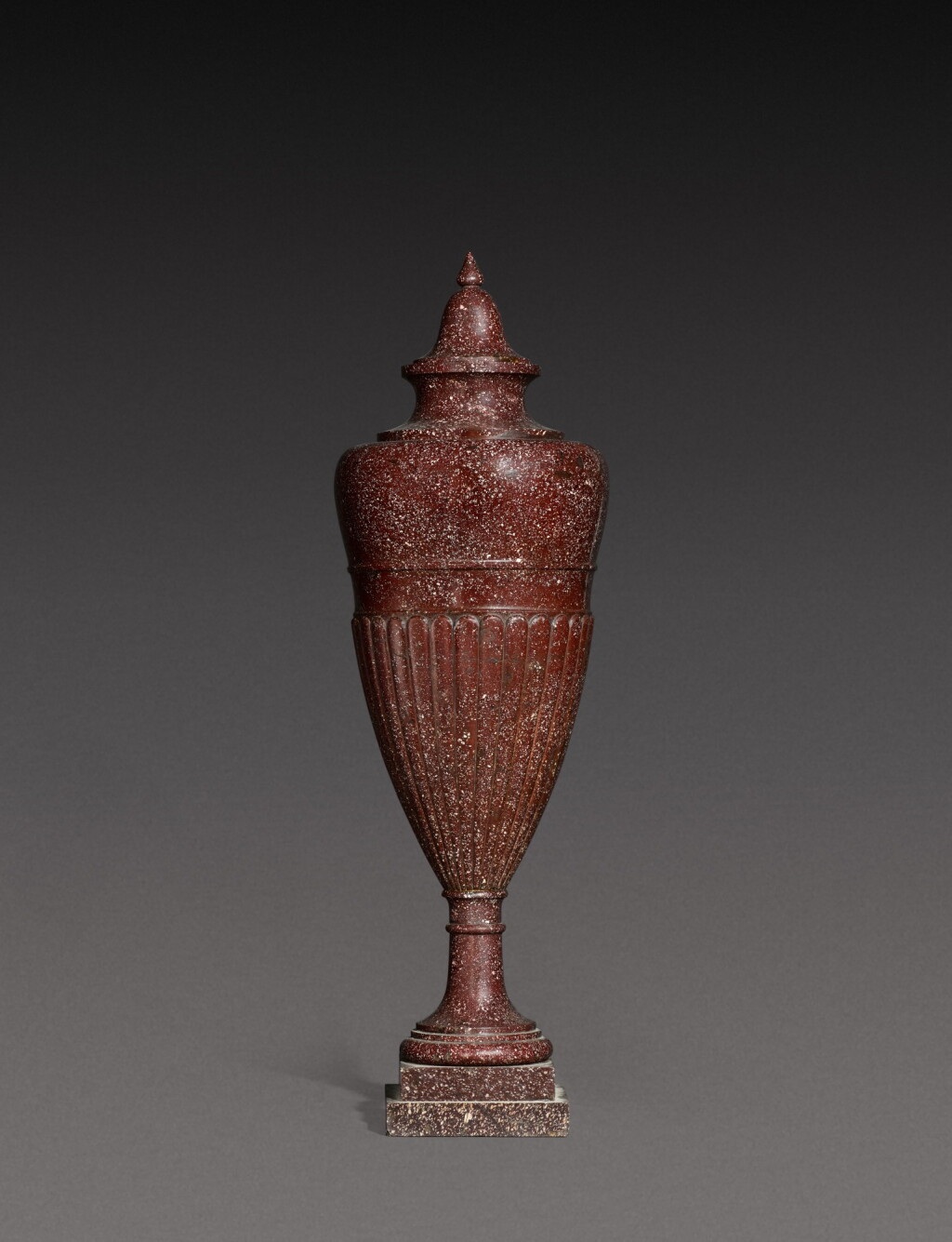View full screen - View 1 of Lot 137. An Italian carved porphyry urn, 19th century.