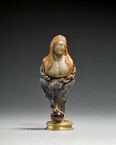 View full screen - View 1 of Lot 121. Bust of Alexander the Great.