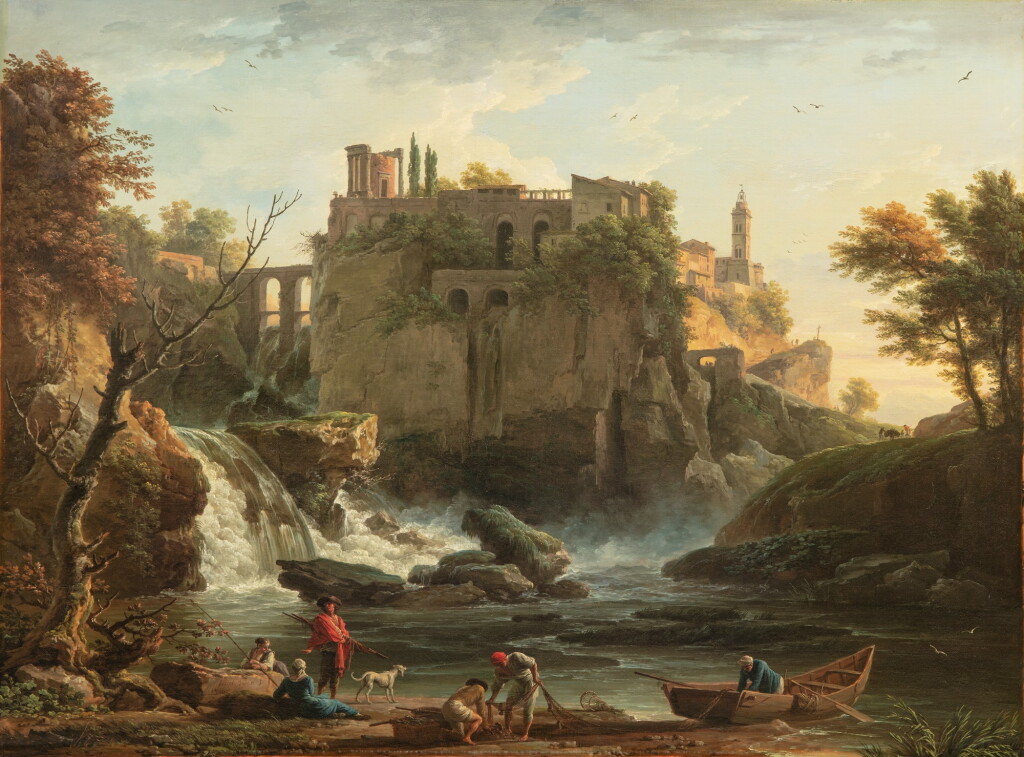 View full screen - View 1 of Lot 81. JOSEPH VERNET | VIEW OF TIVOLI.