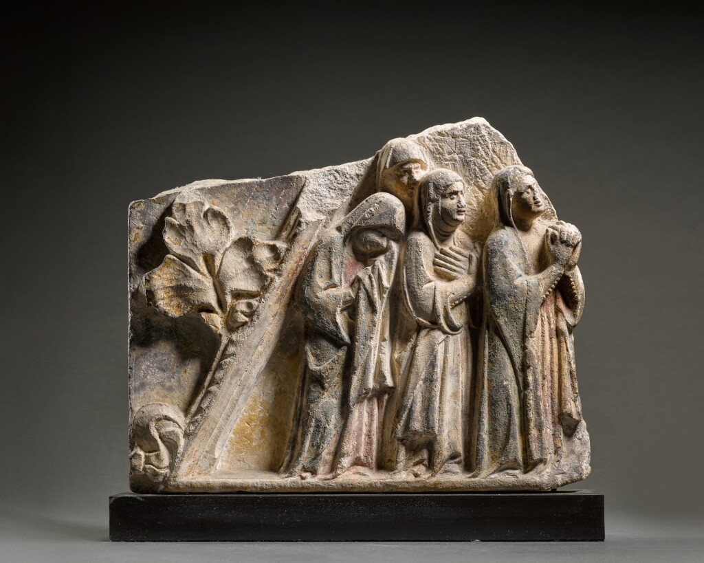 View full screen - View 1 of Lot 203. Relief with Mourners from a Crucifixion.