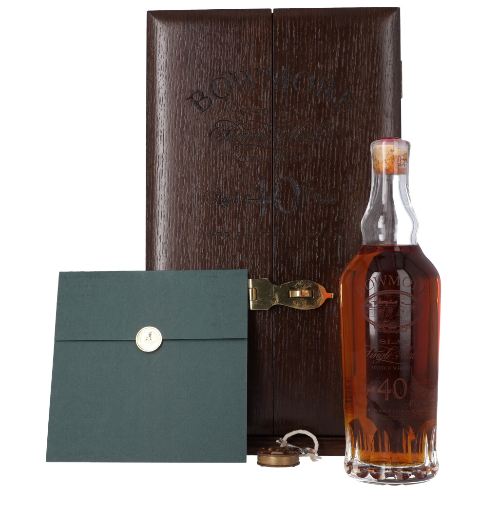 View full screen - View 1 of Lot 5359. Bowmore 40 Year Old 42.0 abv 1955 (1 BT).