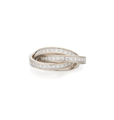 View full screen - View 1 of Lot 15. DIAMOND 'TRINITY' RING, CARTIER.