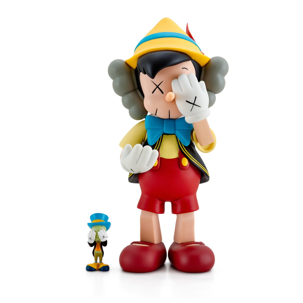 View full screen - View 1 of Lot 103. Pinocchio and Jiminy Cricket | 皮諾丘與吉米尼蟋蟀.