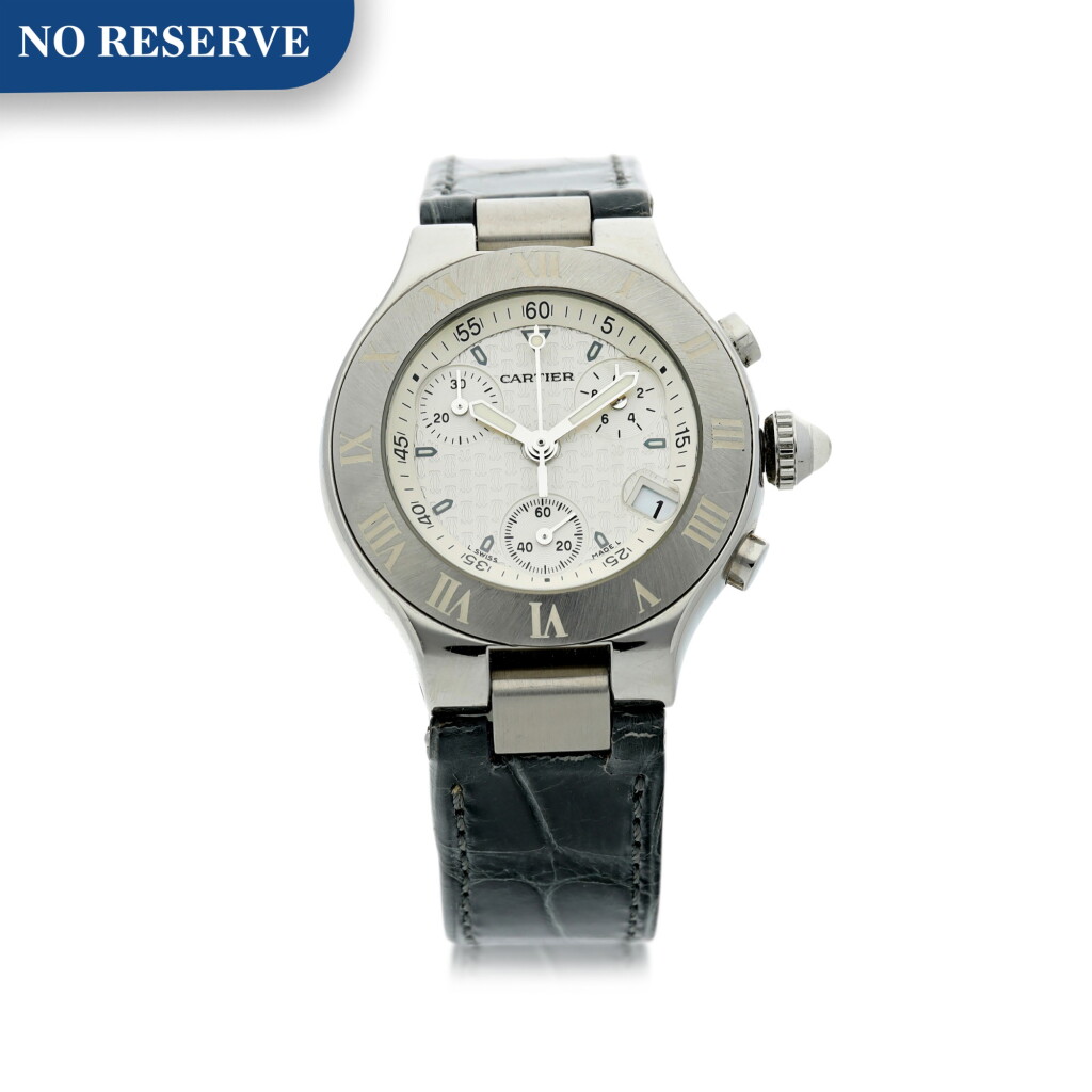 View full screen - View 1 of Lot 8. REFERENCE 2996 CHRONOSCAPH 21 A STAINLESS STEEL CHRONOGRAPH WRISTWATCH WITH DATE, CIRCA 2005.