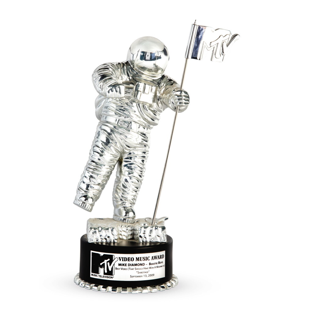 View full screen - View 1 of Lot 313. MTV 2009 Video Award (“VMA”) presented to Mike Diamond for the Beastie Boys 1994 promotional music video “Sabotage” .