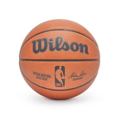 View full screen - View 1 of Lot 205. Game Used 2024-2025 Washington Wizards v. Cleveland Cavaliers Ball | Alex Sarr and Bub’s Carrington Second Career Game.