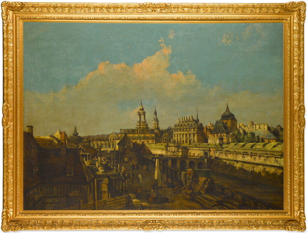 View full screen - View 1 of Lot 59. Dresden, a view of the old fortifications, from the south west.